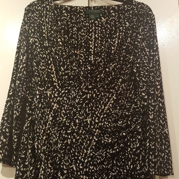 Lauren by Ralph Lauren Faux Wrap Dress - Picture 3 of 5